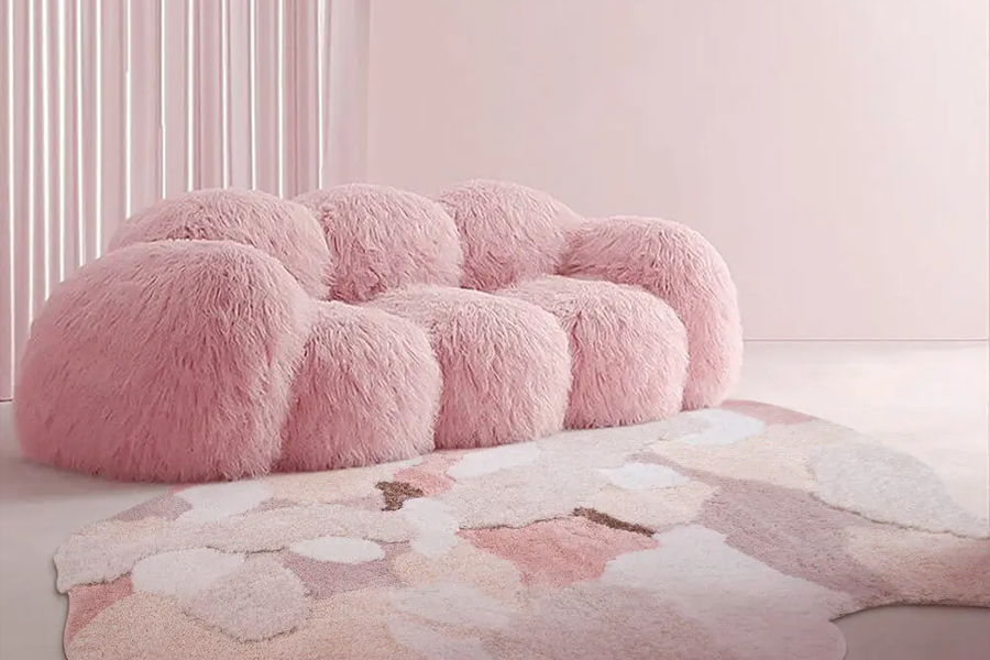 plush comfy couch